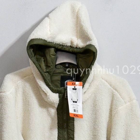 1 Madison Ladies' Fuzzy JackeT IN CREAM  COLORS - Picture 2 of 6